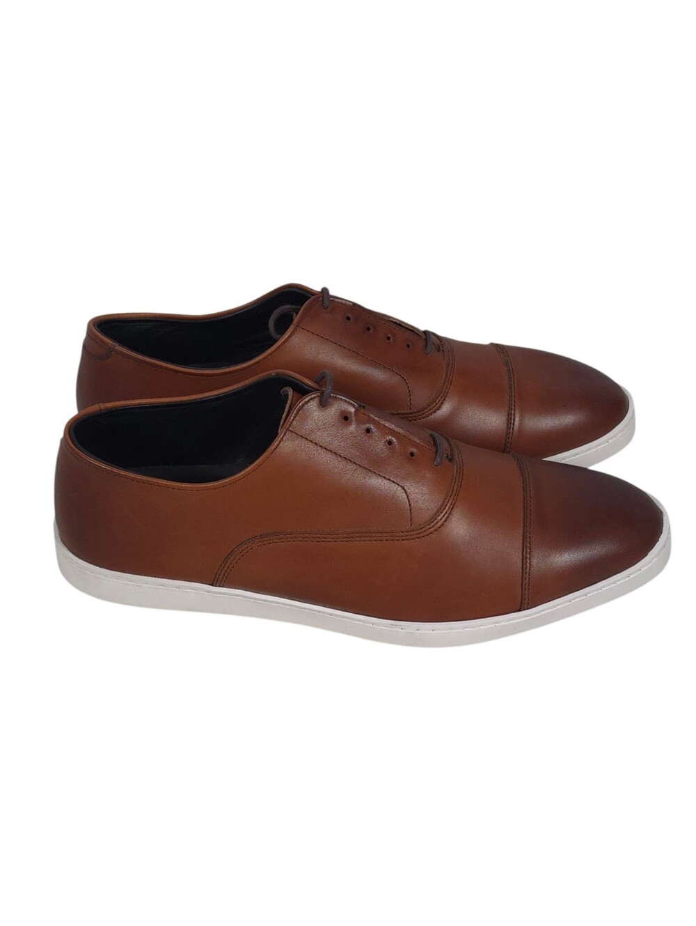 Allen Edmonds Park Sneaker Chili Leather 9.5 3E Extra Wide Brown